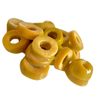 Sliced green olives offering crisp flavor, firm texture, and dependable quality for export.